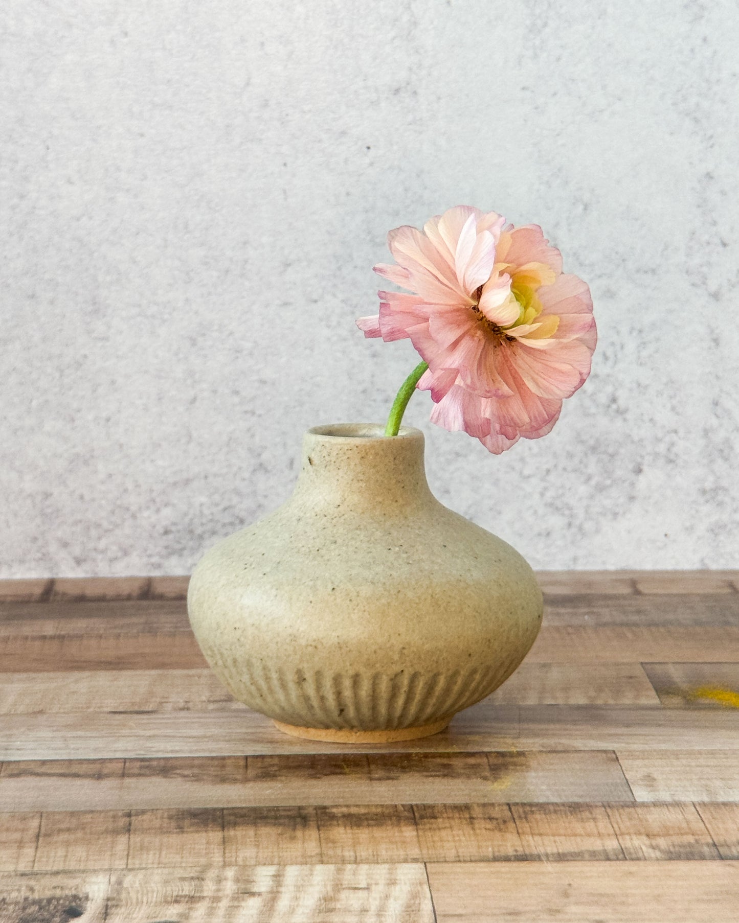 small carved bud vase