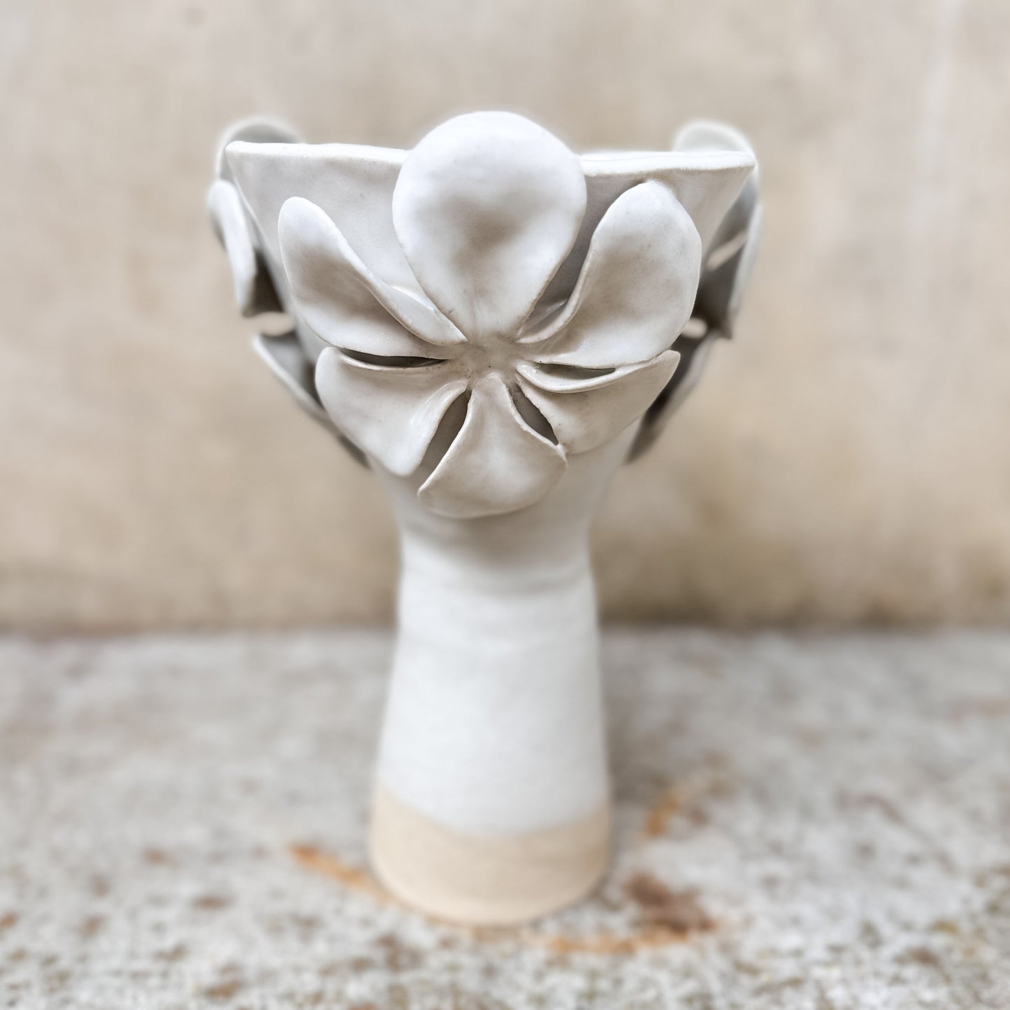 kate vessel with flowers