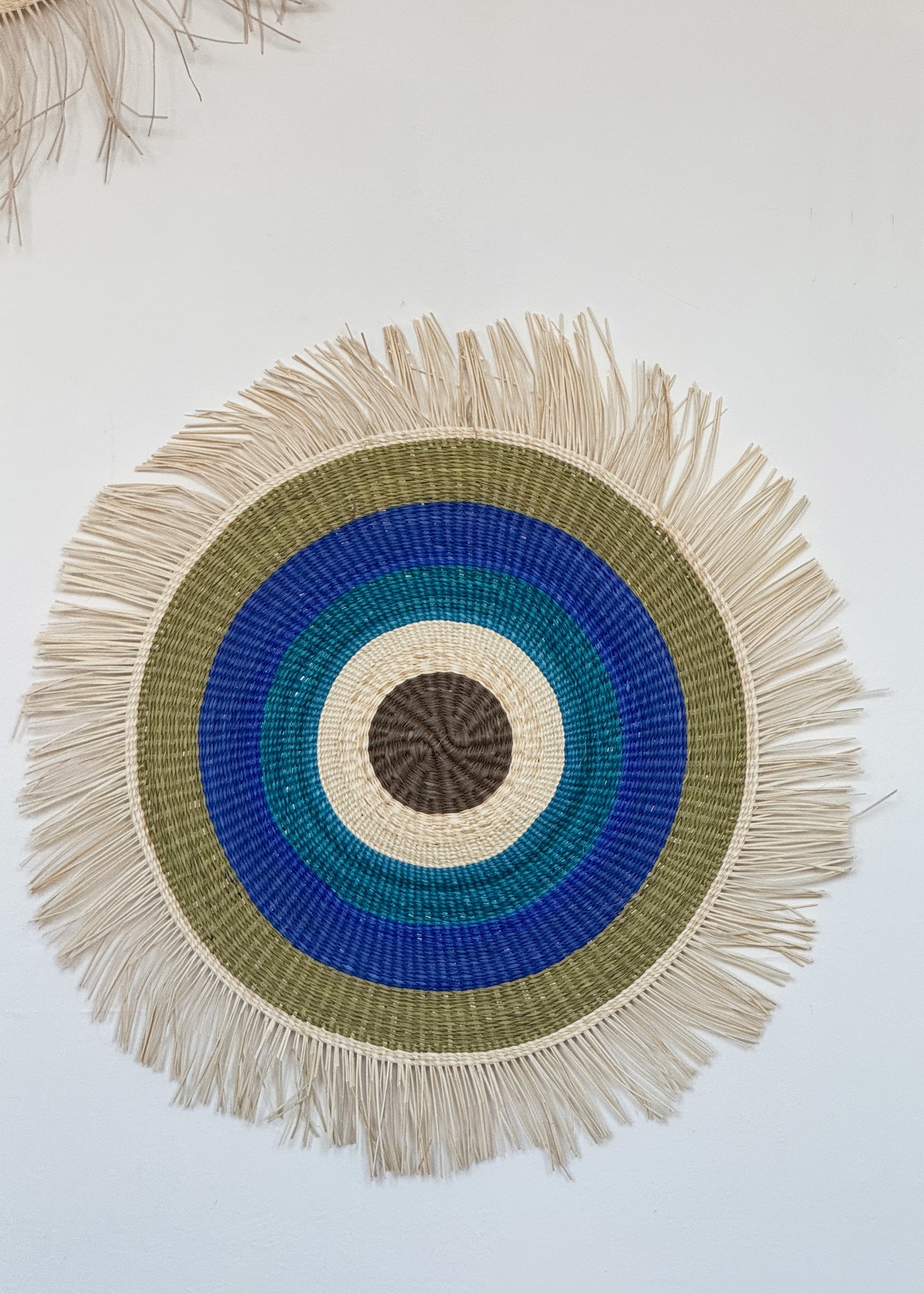 large hand woven wall art from Honduras