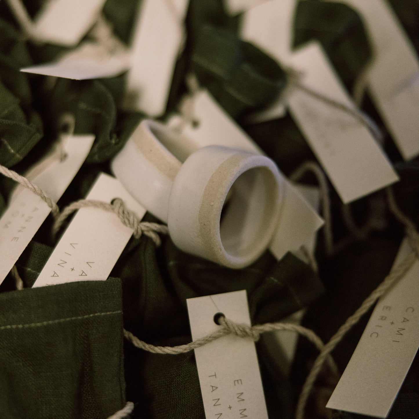 ceramic napkin rings
