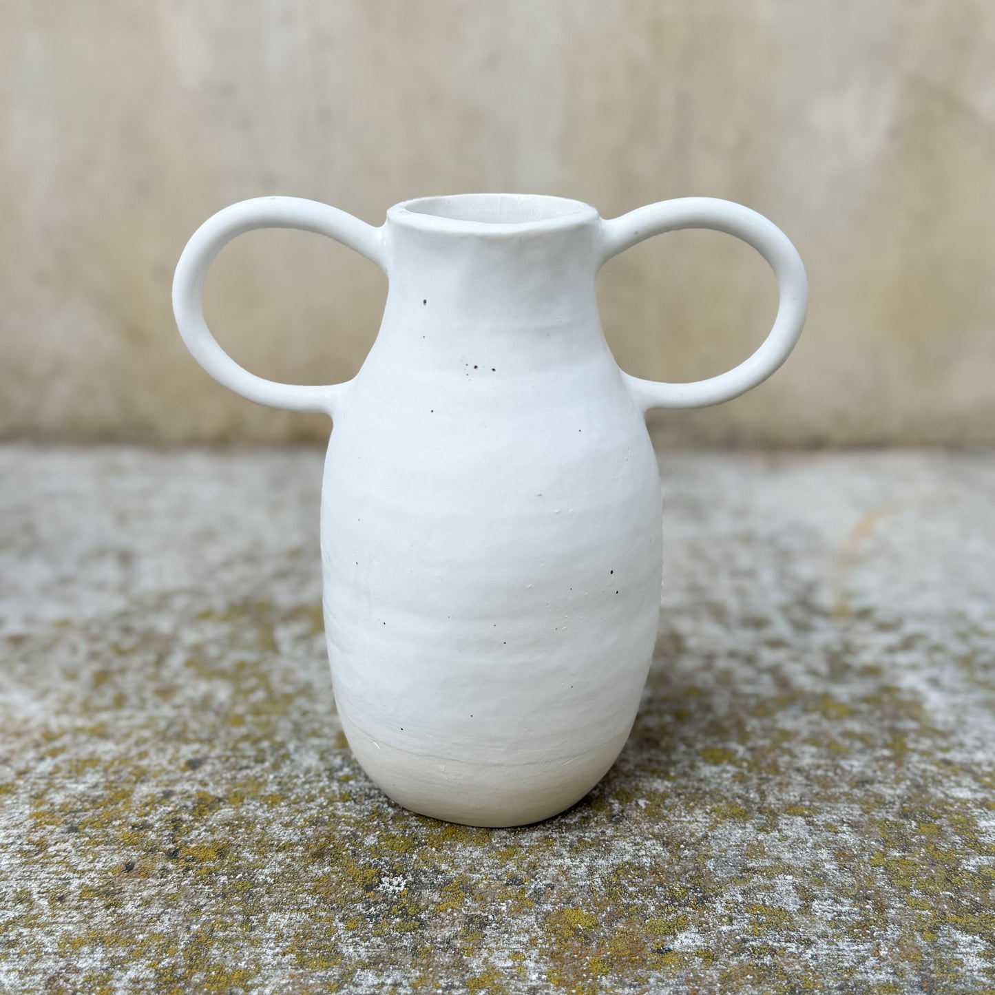 bud vase with loop handles small