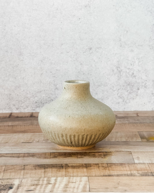small carved bud vase